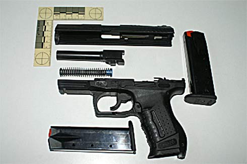 Walther P99 pistolet budowa bron bez pozwolenia wymagane